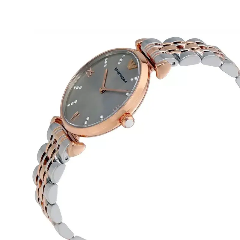 Emporio Armani Classic Grey Dial Fashion Ladies Watch- AR1840